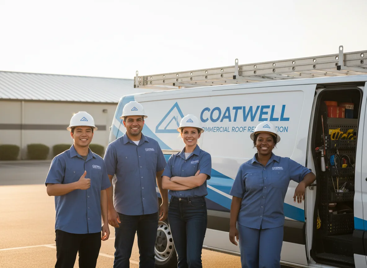 Commercial roof coating company in Hawkins, TX